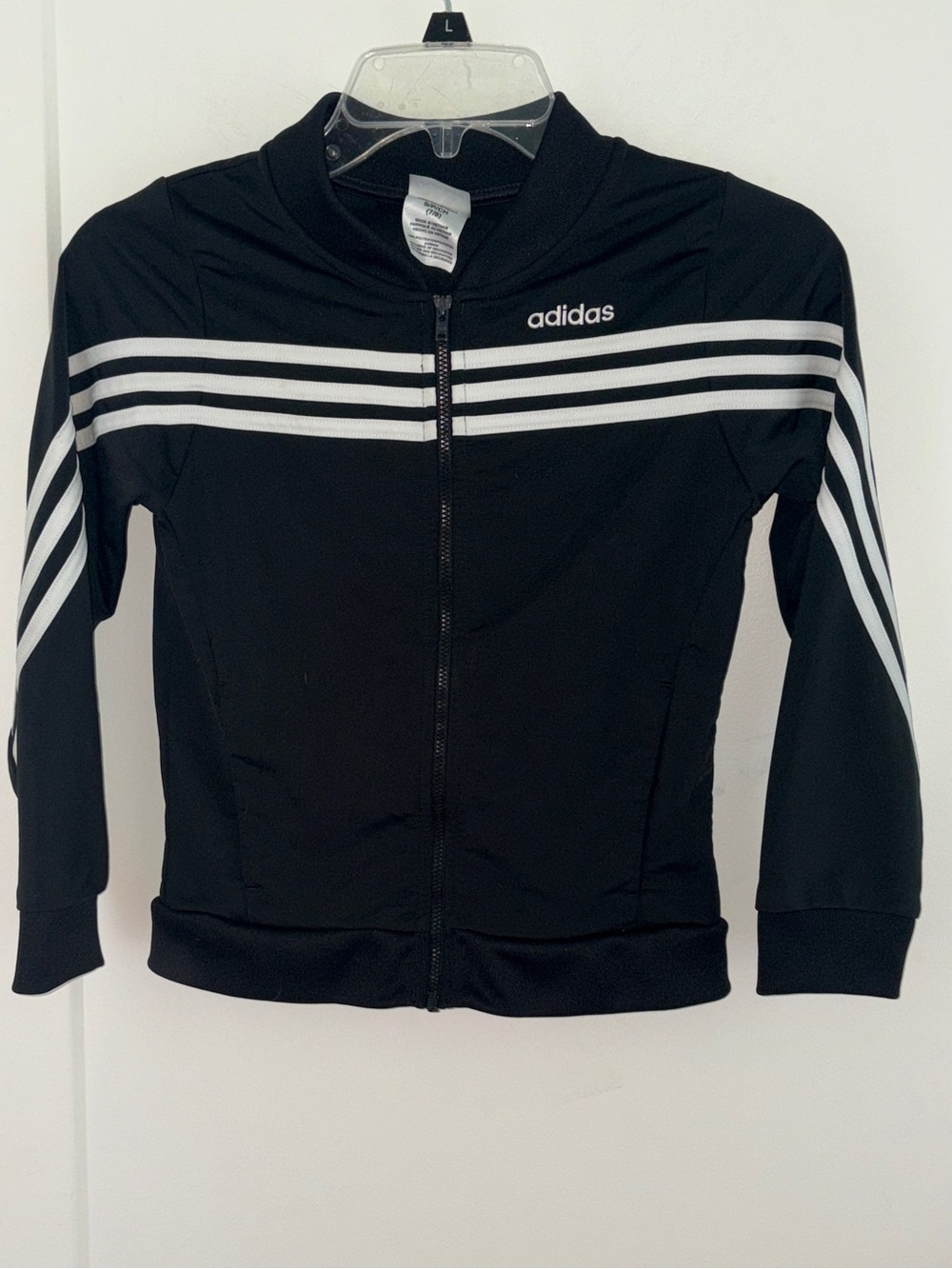 NWOT girl's Adidas full zip track jacket sz S 7/8